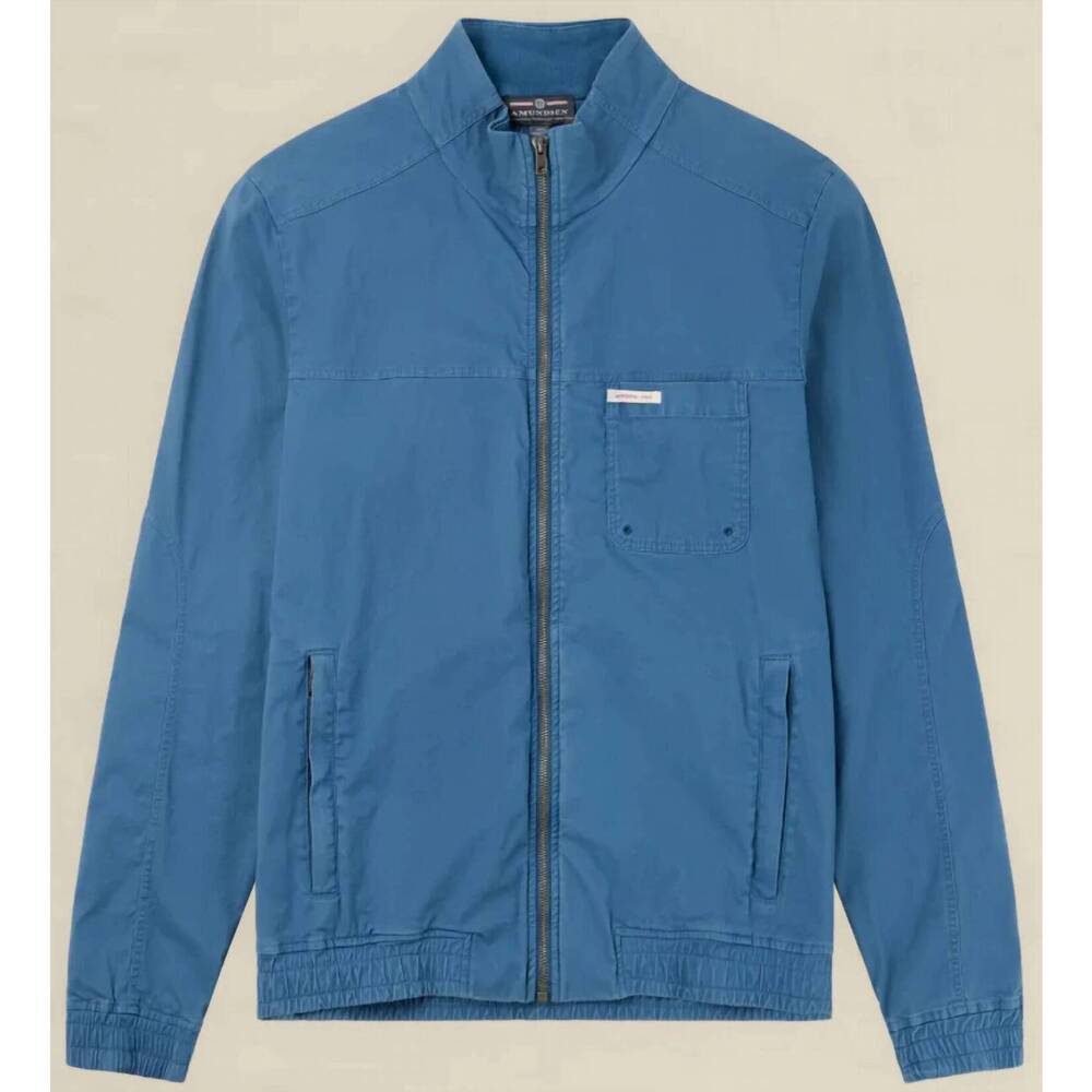 NEW AMUNDSEN women's ditch hiker track jacket in indigo